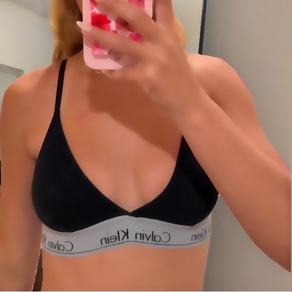 Calvin Klein Other - Calvin Klein Black and Gray Bralette
